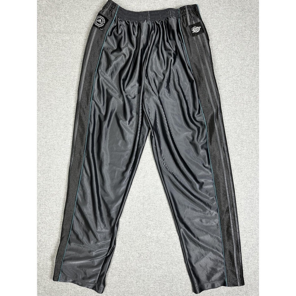 VTG Detroit Pistons‎ Pant Mens XL NBA Basketball Adidas Tearaway Hologram Dazzle